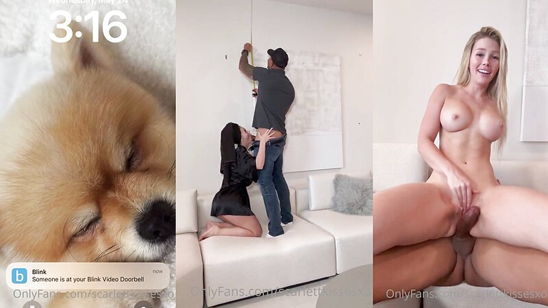 ScarlettKissesXO Sexy Handyman Sex Tape