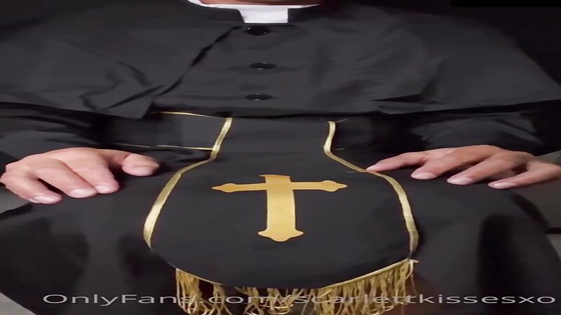 Scarlettkissesxo Naughty Nun Sex Tape
