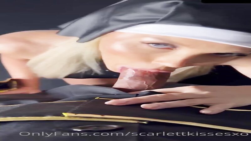 Scarlettkissesxo Naughty Nun Sex Tape