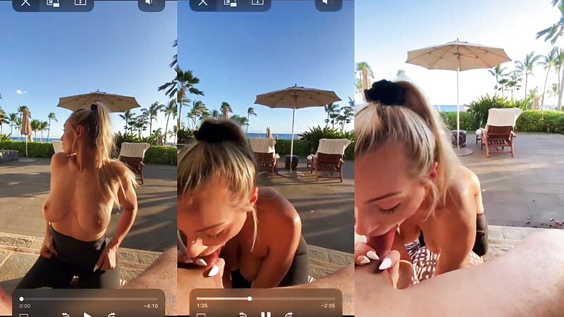 Therealbrittfit Public Blowjob Cum On Tits Video Leaked