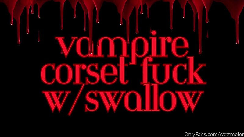 WettMelons Halloween Vampire Corset Fuck Video Leaked