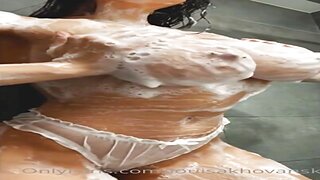 Louisa Khovanski Nude Onlyfans Shower Big Tits Video