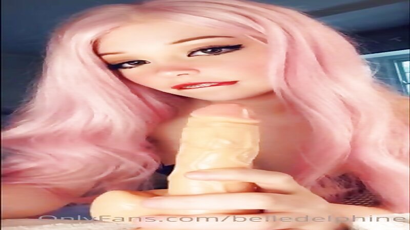 Belle Delphine Sloppy Blowjob and Dildo Fun