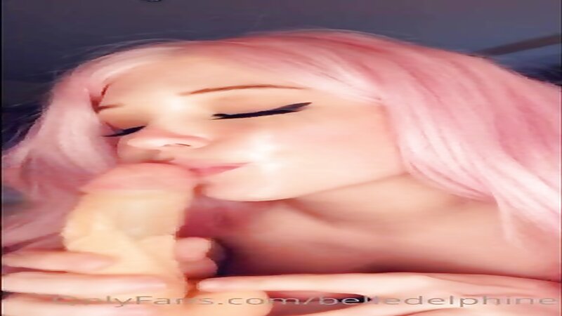 Belle Delphine Sloppy Blowjob and Dildo Fun