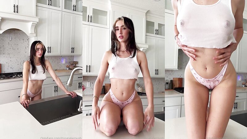 Natalie Roush Wet T-Shirt Teasing