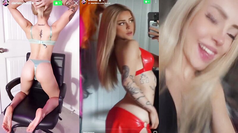 Darla Eliza Sexy Bikini and Nude