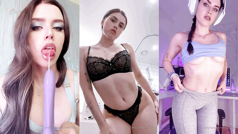 Adeline Frost Nude Playing with a Butt Plug