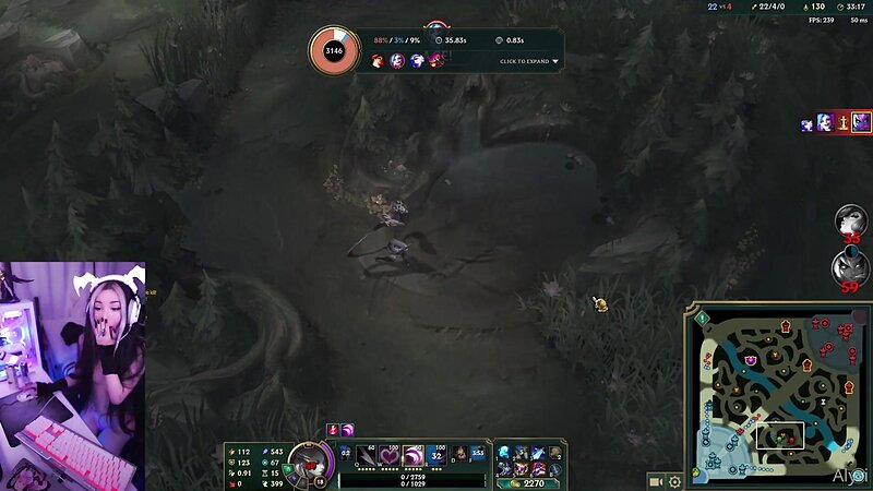 Alyri Hot League Of Legends Stripteasing