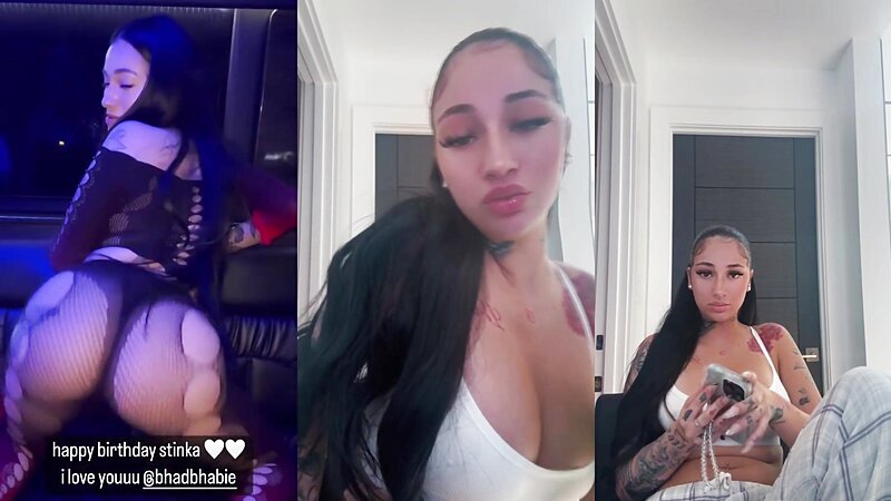 Bhad Bhabie See Through Nipples Livestream