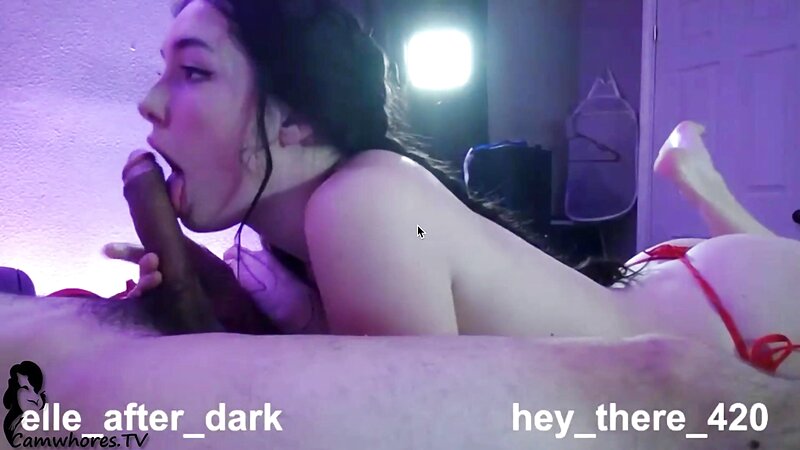 Madison Elle Sloppy Blowjob