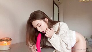 Charming Milana Dildo Riding Onlyfans Video