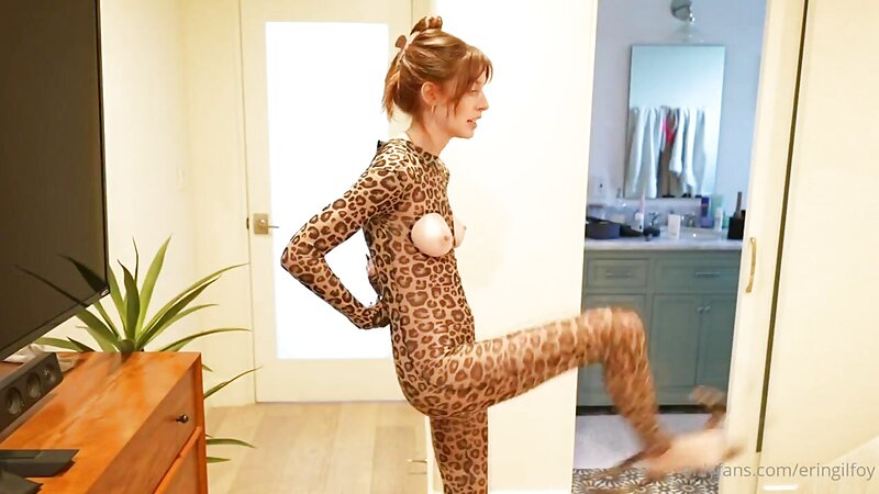 Erin Gilfoy Sexy Halloween Try On