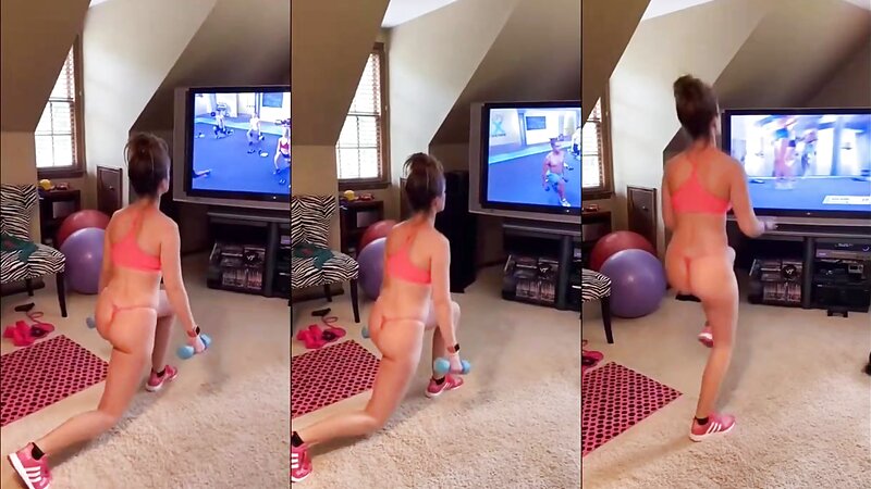 Alex PeachPerfect Hot Fitness in G String